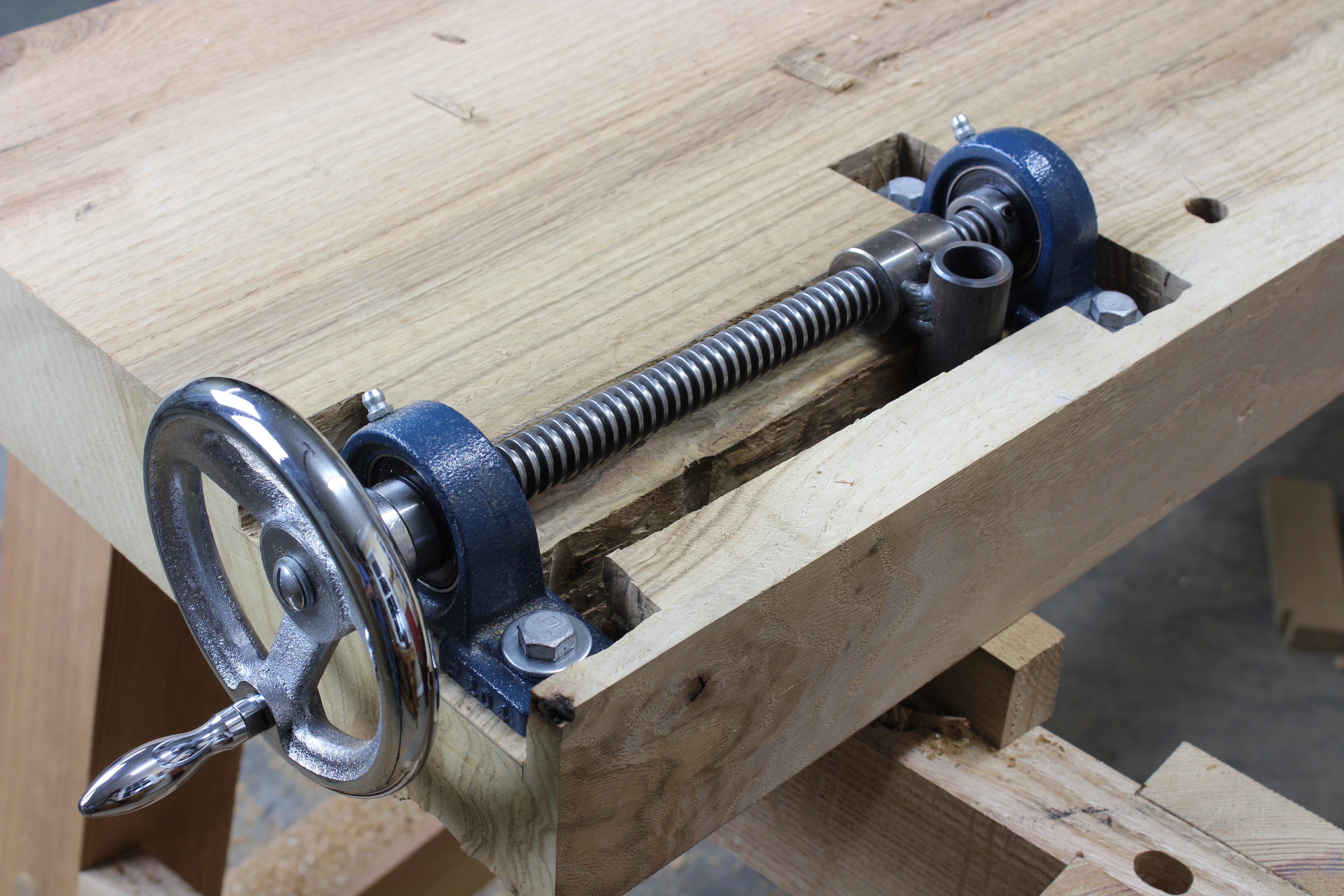 Moravian Workbench Tail Vise – Eclectic Mechanicals